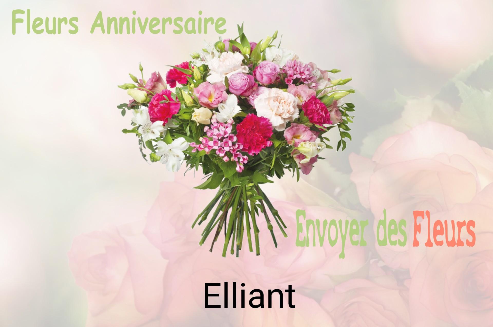 Bouquet de fleurs d’anniversaire livré à Elliant